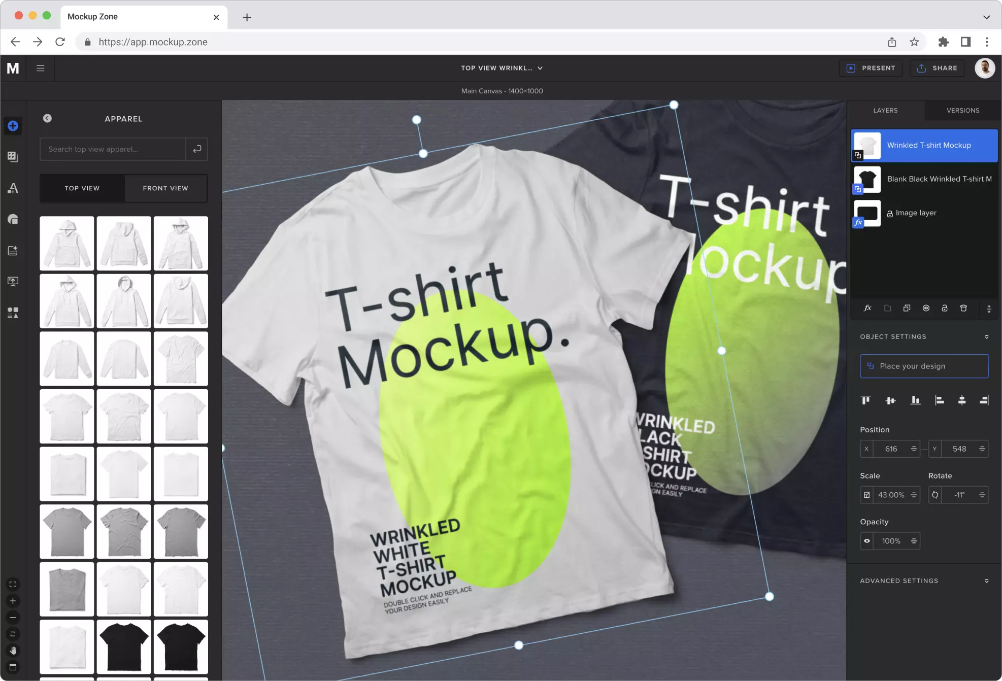 Free Online T-Shirt Mockup Templates And Items — Mockup Zone